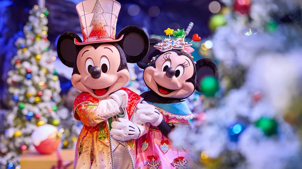 Minnie e Topolino inverno